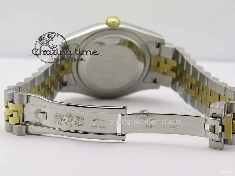 MiroTime 1219 HighPerformance DateJust 116234 BP Best Edition SS YG Gold Dial Diamond Markers On SS Bracelet A2824 V 3940